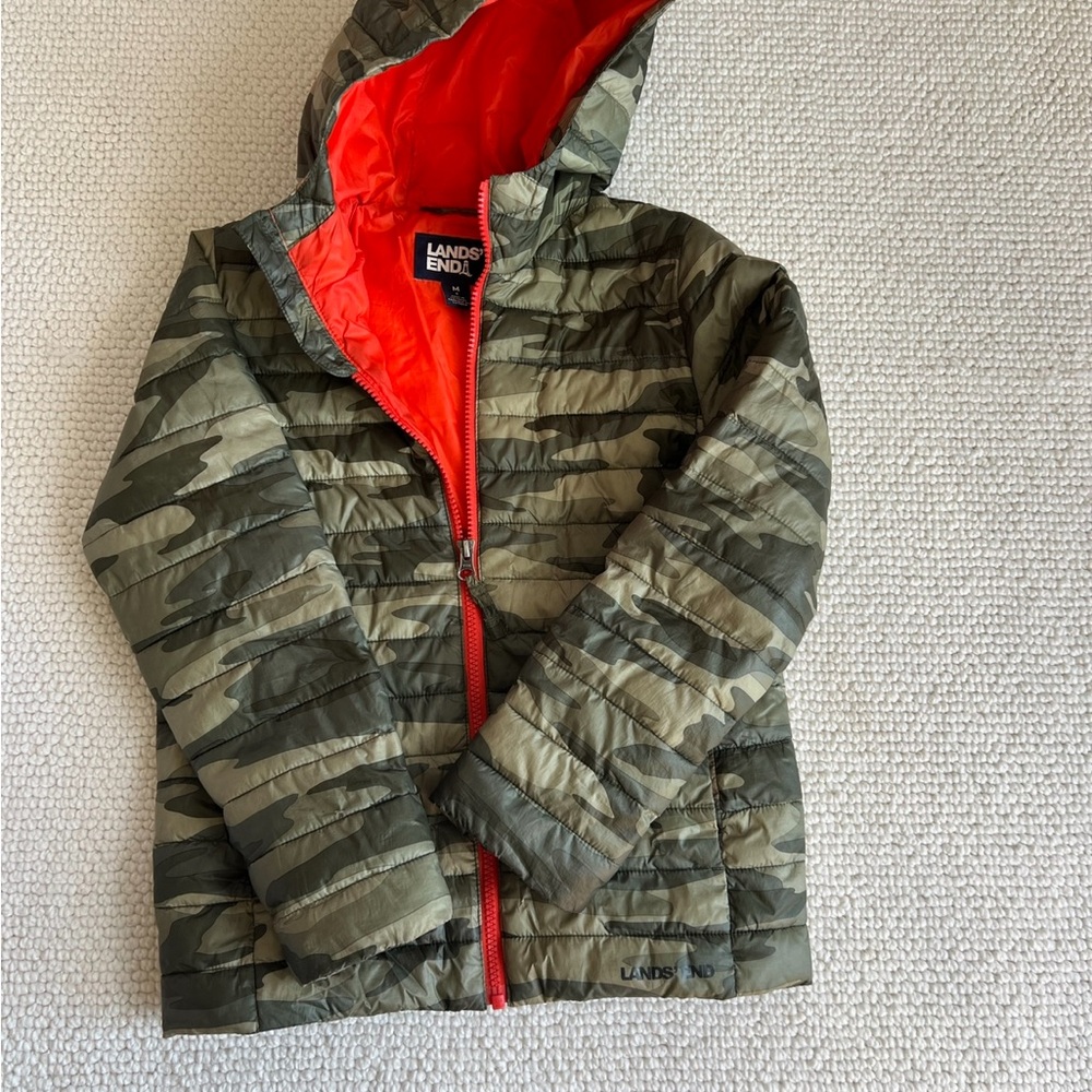 Lands' End Red Lined Jacket